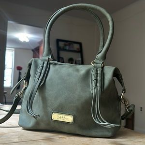 Olive green crossbody & handbag